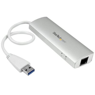 StarTech 3 Port Portable USB 3.0 Hub plus GbE