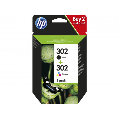 HP Ink&#47;302 Cart Combo 2-Pack Blister
