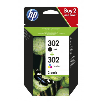 HP Ink&#47;302 Cart Combo 2-Pack Blister