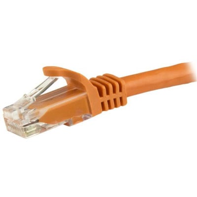 StarTech 5m Orange Snagless UTP Cat6 Patch Cable