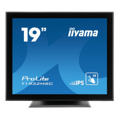 iiyama ProLite T1932MSC-B5AG computer monitor 48.3 cm (19") 1280 x 1024 pixels LED Touchscreen Tabletop Black