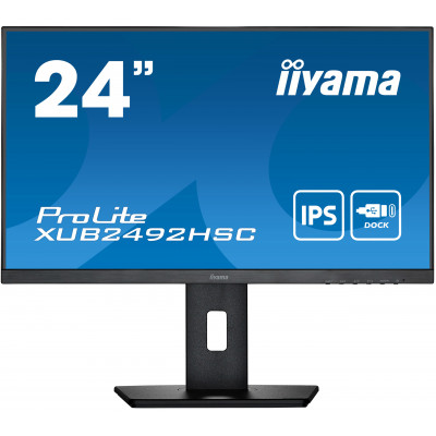 iiyama ProLite XUB2492HSC-B5 LED display 61 cm (24'') 1920 x 1080 pixels Full HD Noir