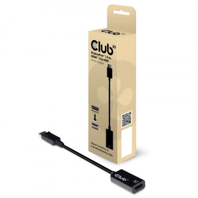 CLUB3D CAC-1080 changeur de genre de câble Noir