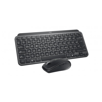 Logitech 920-011054 clavier Souris incluse RF sans fil + Bluetooth QWERTZ Allemand Graphite