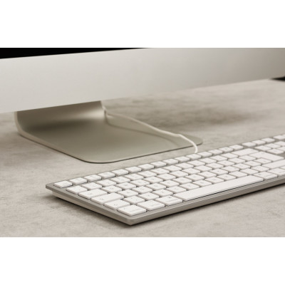 CHERRY KC 6000C FOR MAC keyboard USB AZERTY French Silver