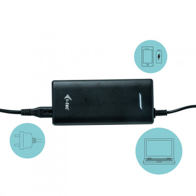 i-tec CHARGER-C112W chargeur d'appareils mobiles Noir Intérieure