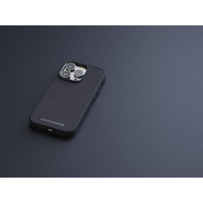Njord byELEMENTS Genuine Leather coque de protection pour téléphones portables 15,5 cm (6.1") Housse Noir