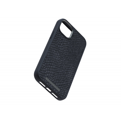 Njord byELEMENTS Salmon Leather Magsafe coque de protection pour téléphones portables 17 cm (6.7") Housse Noir
