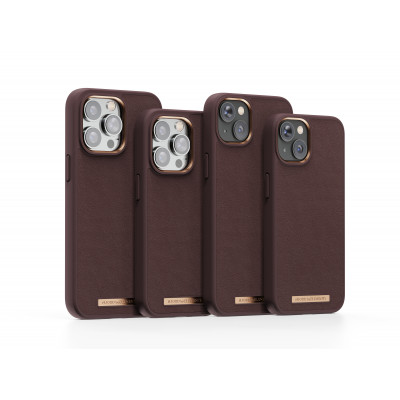 Njord byELEMENTS Genuine Leather coque de protection pour téléphones portables 15,5 cm (6.1") Housse Marron