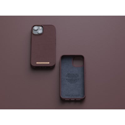 Njord byELEMENTS Genuine Leather coque de protection pour téléphones portables 15,5 cm (6.1") Housse Marron
