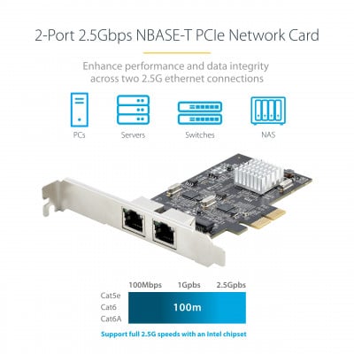 StarTech.com PR22GI-NETWORK-CARD network card Internal 2500 Mbit/s