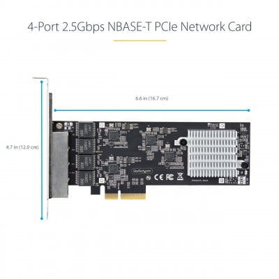 StarTech.com PR42GI-NETWORK-CARD carte réseau Interne 2500 Mbit/s