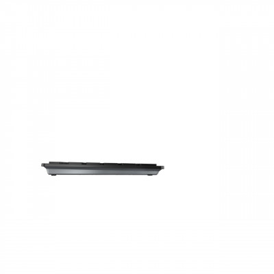 CHERRY DW 9500 SLIM toetsenbord Inclusief muis RF-draadloos + Bluetooth AZERTY Frans Zwart, Grijs