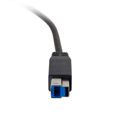 C2G USB 3.0, C - Standard B, 1m USB-kabel USB 3.2 Gen 1 (3.1 Gen 1) USB C USB B Zwart