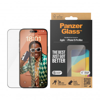 PanzerGlass Ultra Wide Fit Clear screen protector Apple 1 pc(s)