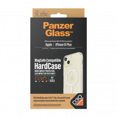 PanzerGlass HardCase with D30 MagSafe mobile phone case Cover Transparent
