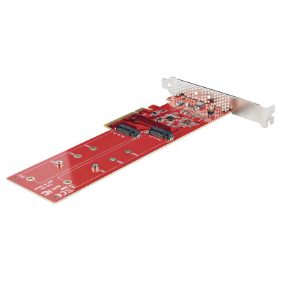 StarTech.com DUAL-M2-PCIE-CARD-B carte et adaptateur d'interfaces Interne
