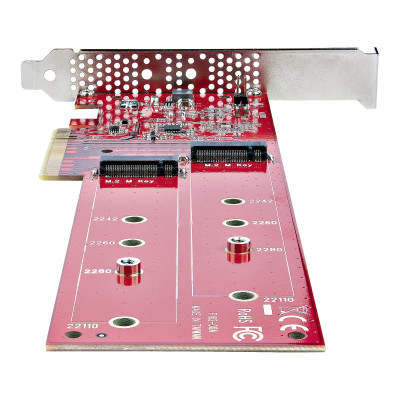 StarTech.com DUAL-M2-PCIE-CARD-B carte et adaptateur d'interfaces Interne