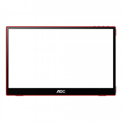 AOC 16G3 écran plat de PC 39,6 cm (15.6") 1920 x 1080 pixels Noir, Rouge