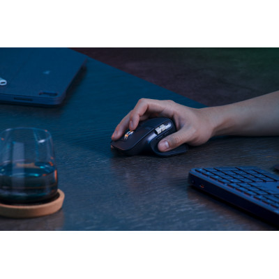 Logitech MX Keys S Combo toetsenbord Inclusief muis RF-draadloos + Bluetooth AZERTY Belgisch Grafiet
