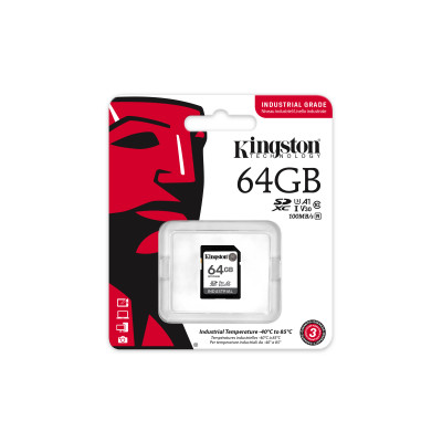 Kingston Technology Industrial 64 GB SDHC UHS-I Class 10