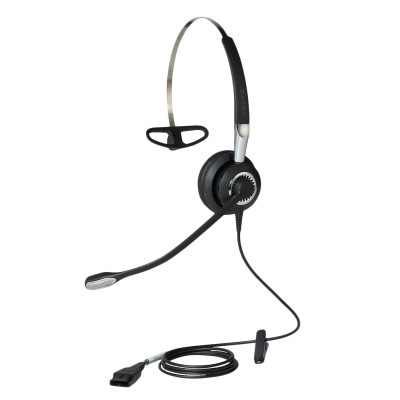 Jabra Biz 2400 II QD Mono UNC 3 in 1 Headset Wired Neck-band, Ear-hook, Head-band Office/Call center Black, Silver