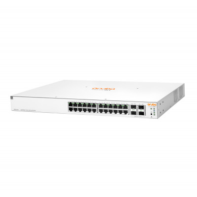 Hewlett Packard Enterprise Aruba Instant On 1930 24G Class4 PoE 4SFP/SFP+ 370W Managed L2+ Gigabit Ethernet (10/100/1000) Power over Ethernet (PoE) 1U White