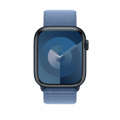 Apple MT5H3ZM/A slimme draagbare accessoire Band Blauw Nylon, Gerecycled polyester, Spandex