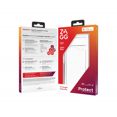 ZAGG Crystal Palace mobile phone case 17 cm (6.7") Cover Transparent