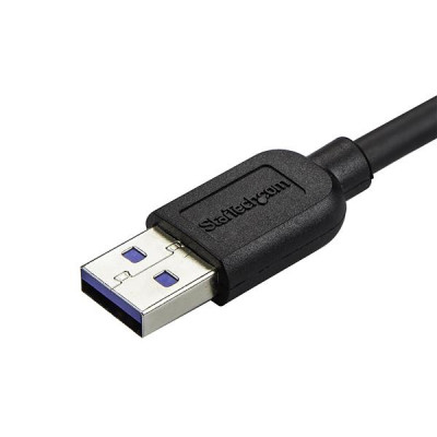 StarTech.com USB3AU1MLS câble USB USB 3.2 Gen 1 (3.1 Gen 1) USB A Micro-USB B Noir