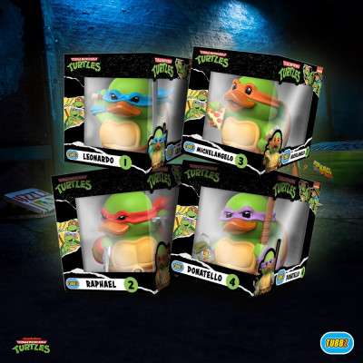 Numskull - Best of TUBBZ Boxed Bath Duck - Teenage Mutant Ninja Turtles - Leonardo - 9cm