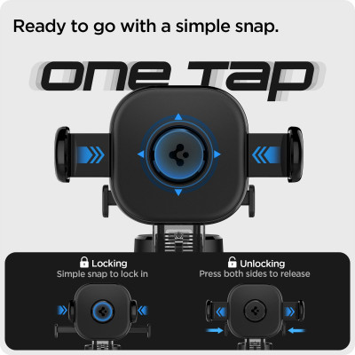 Spigen UTS35 OneTap Support actif Mobile/smartphone Noir