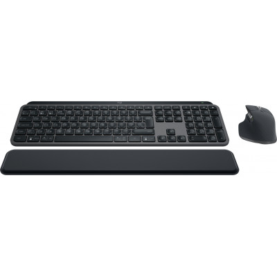 Logitech MX Keys S Combo clavier Souris incluse RF sans fil + Bluetooth QWERTY Anglais britannique Graphite