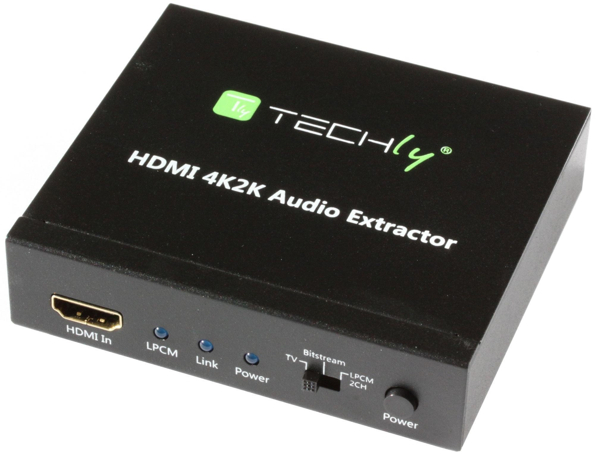 MegaMobile.be: TECHLY HDMI FEMALE TO HDMI + 2CH LPCM AUDIO EXTRACTOR 4K 3D